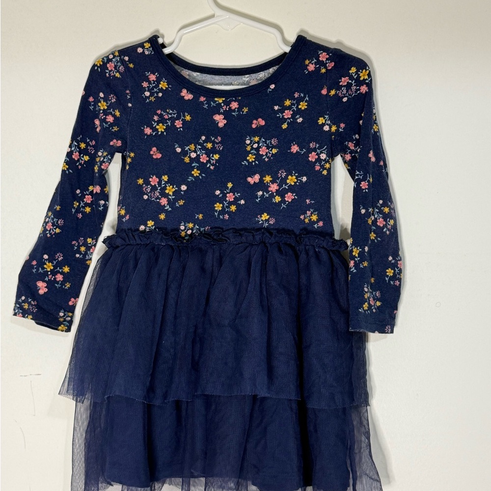 Carter's Navy Blue Floral Dress